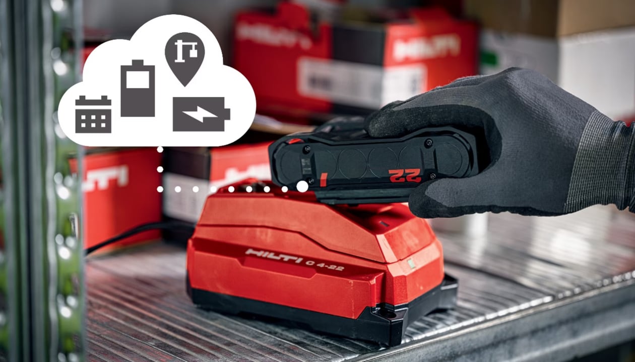 Hilti datu vadīto pakalpojumu ikona.